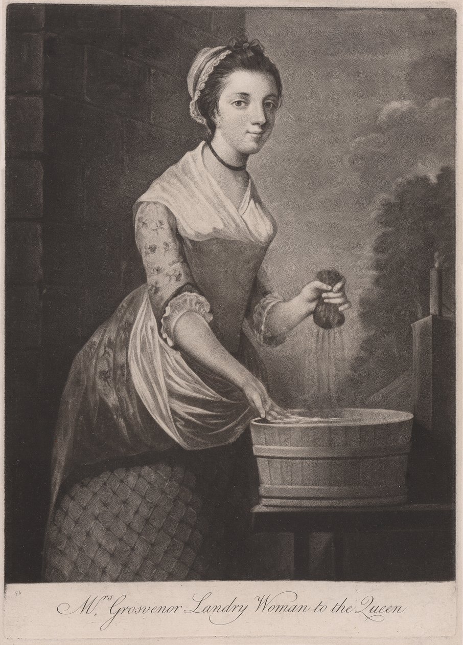 Mme Grosvenor, blanchisseuse de la reine - Unknown artist