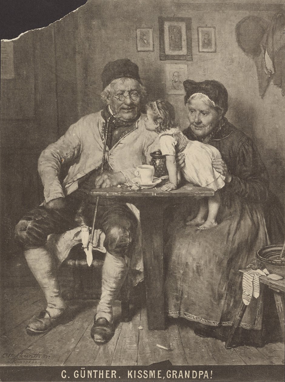O. Günther - Embrasse-moi, grand-père ! - Unknown artist