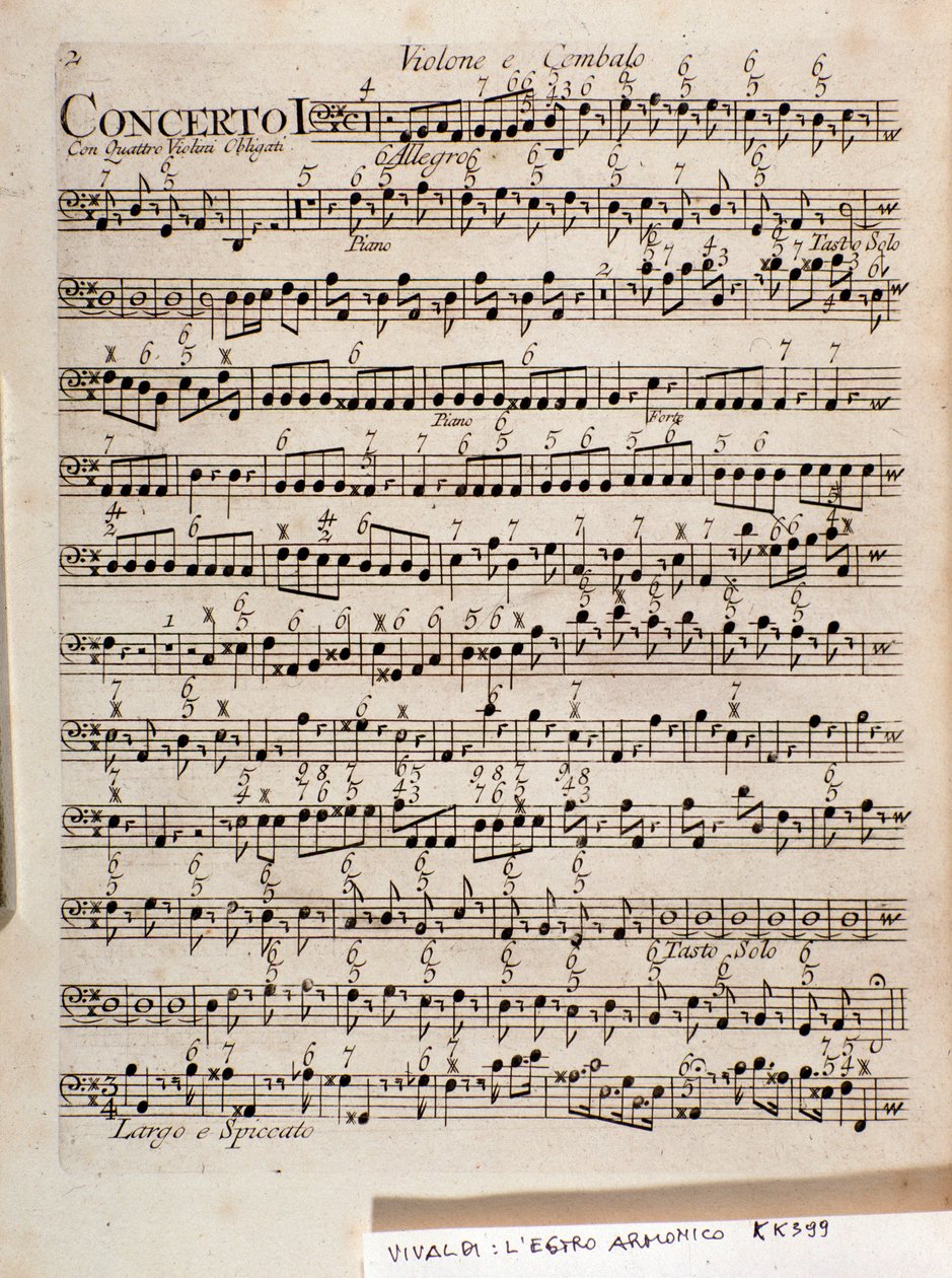 Page de partition musicale de L