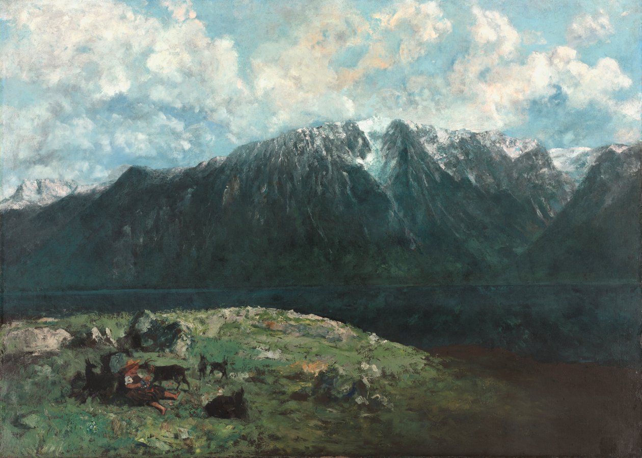 Vue panoramique des Alpes, Les Dents du Midi - Unknown artist