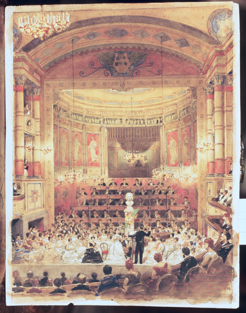 Représentation de la Passion de Bach, au Conservatoire antique - Unknown artist