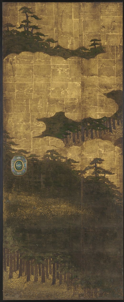 Pins, eau et nuages - Unknown artist