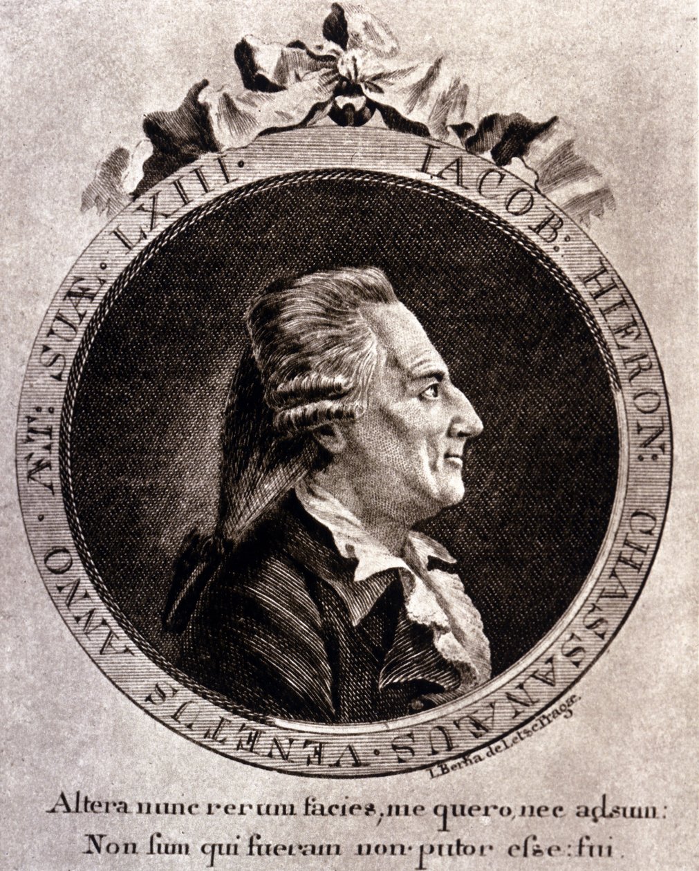 Portrait de Casanova (1725 - 1798) - portrait en frontispice, dans Histoire de ma fuite des prisons de la République de Venise, écrit à Dux en Bohême - Unknown artist