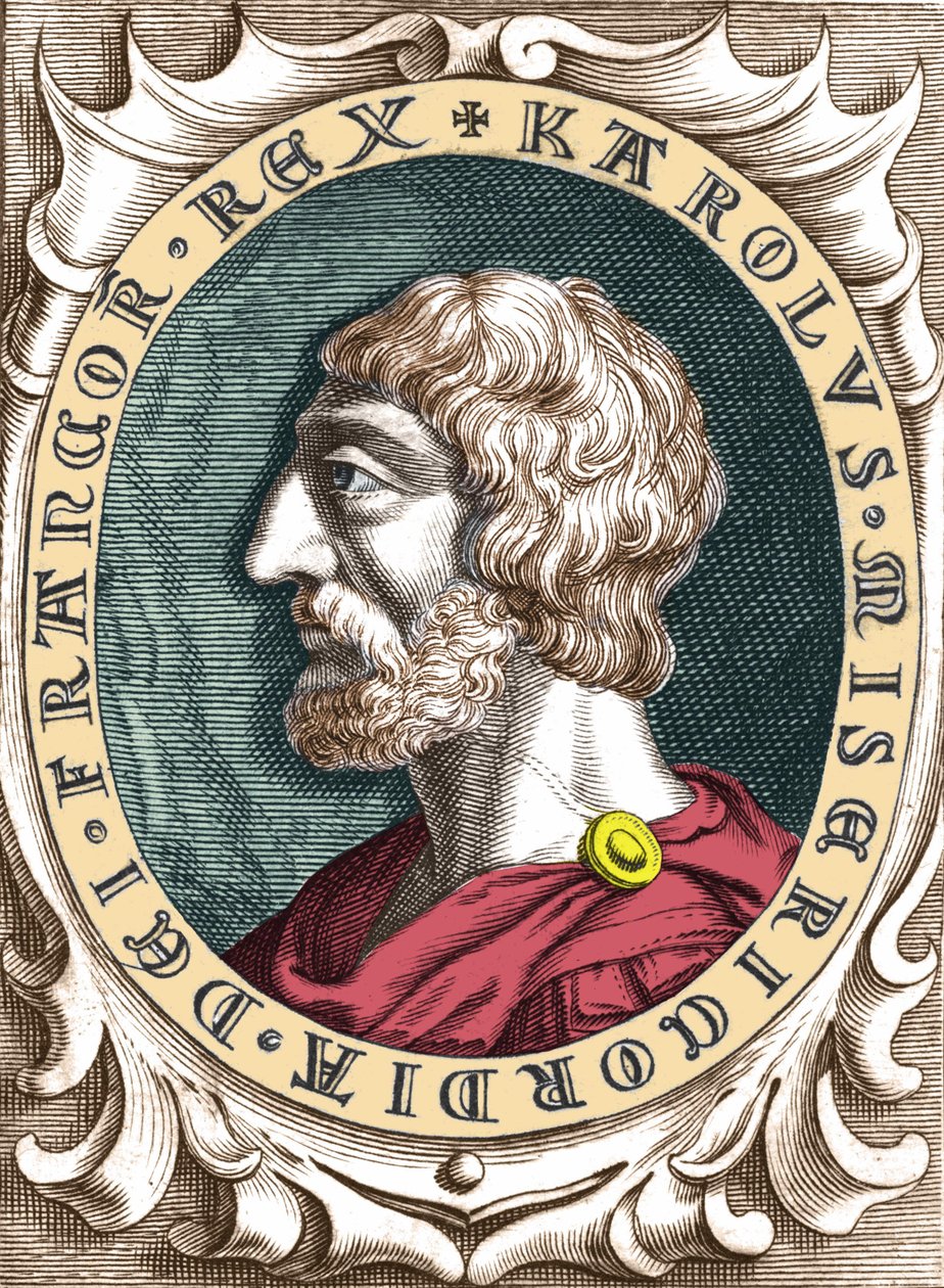 Portrait de Charlemagne ou Charles Ier le Grand (742 - 814) Roi des Francs - Unknown artist