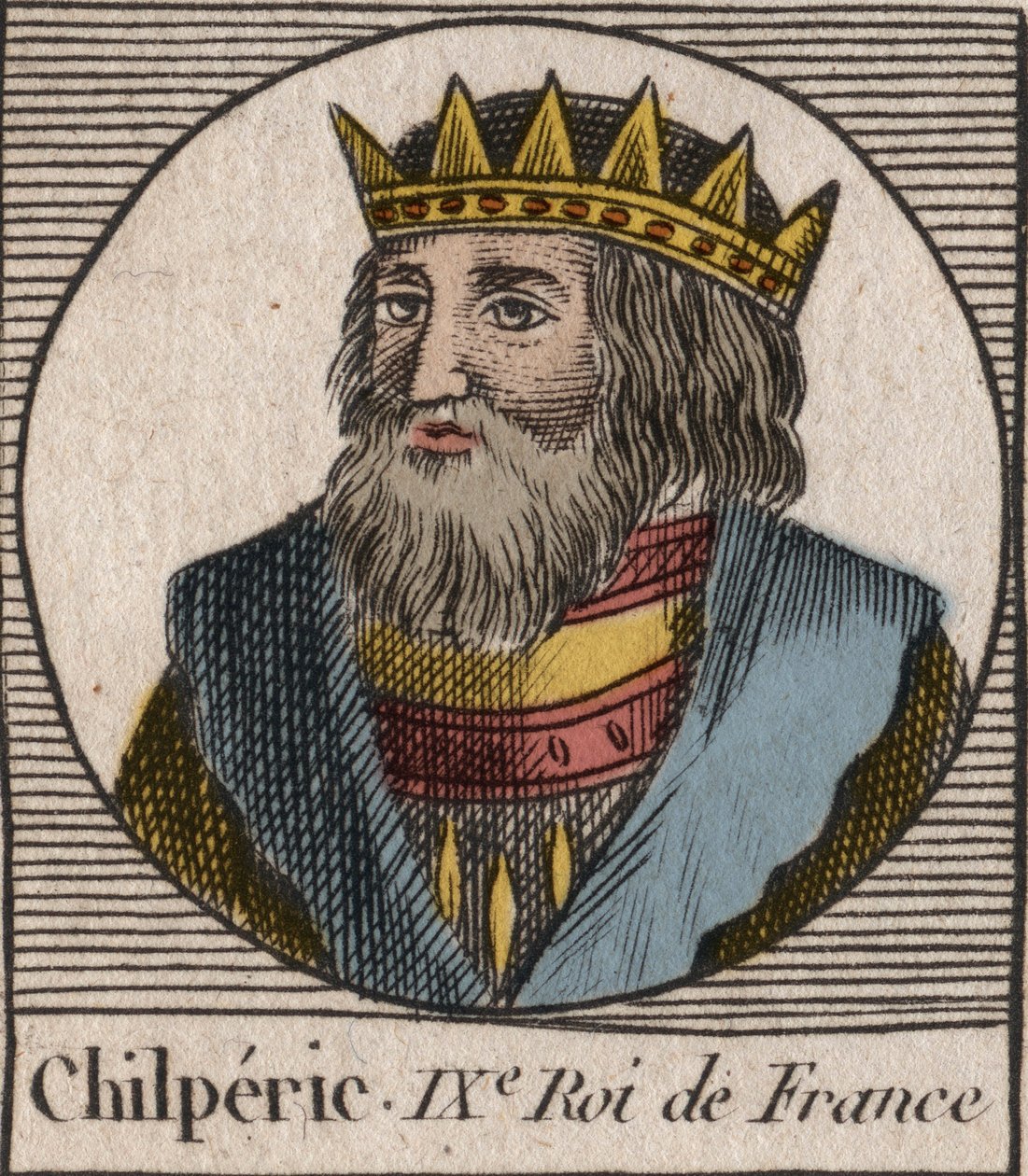 Portrait de Chilpéric I - Unknown artist