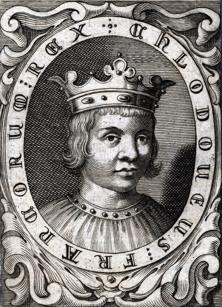 Portrait de Clovis III (? - 695), Roi d