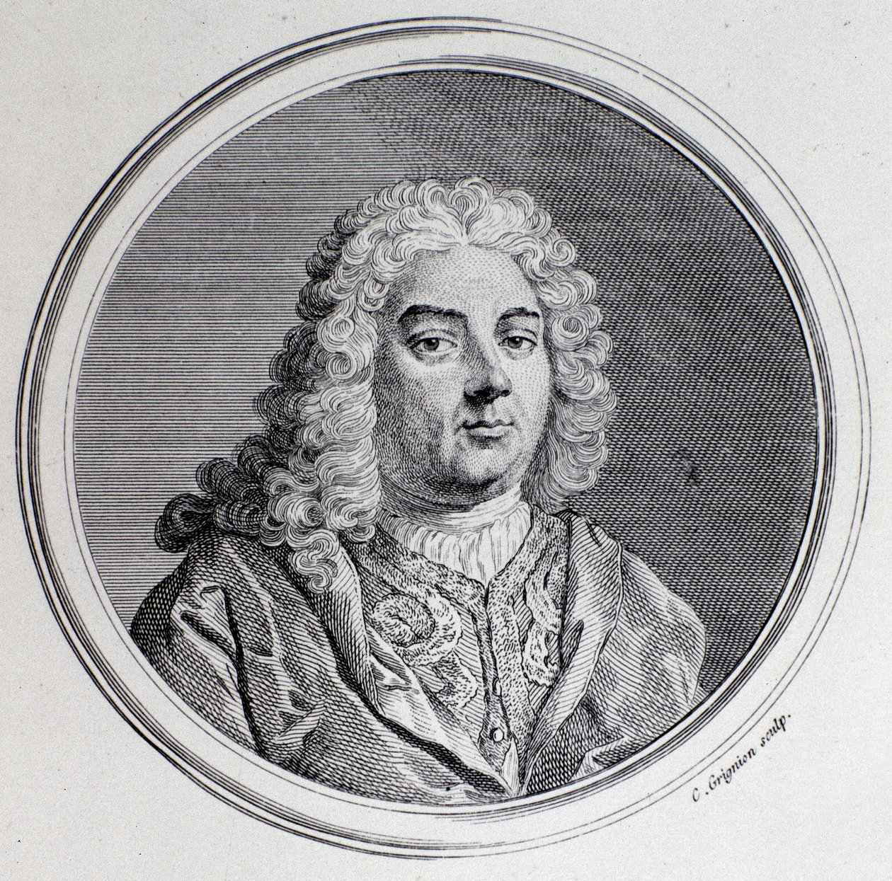 Portrait de Georg Friedrich Handel (gravure) - Unknown artist