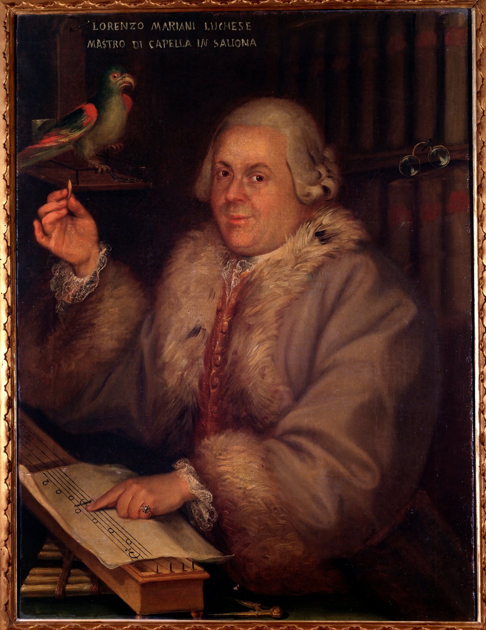 Portrait de Giovanni Lorenzo Mariani, compositeur italien - Unknown artist