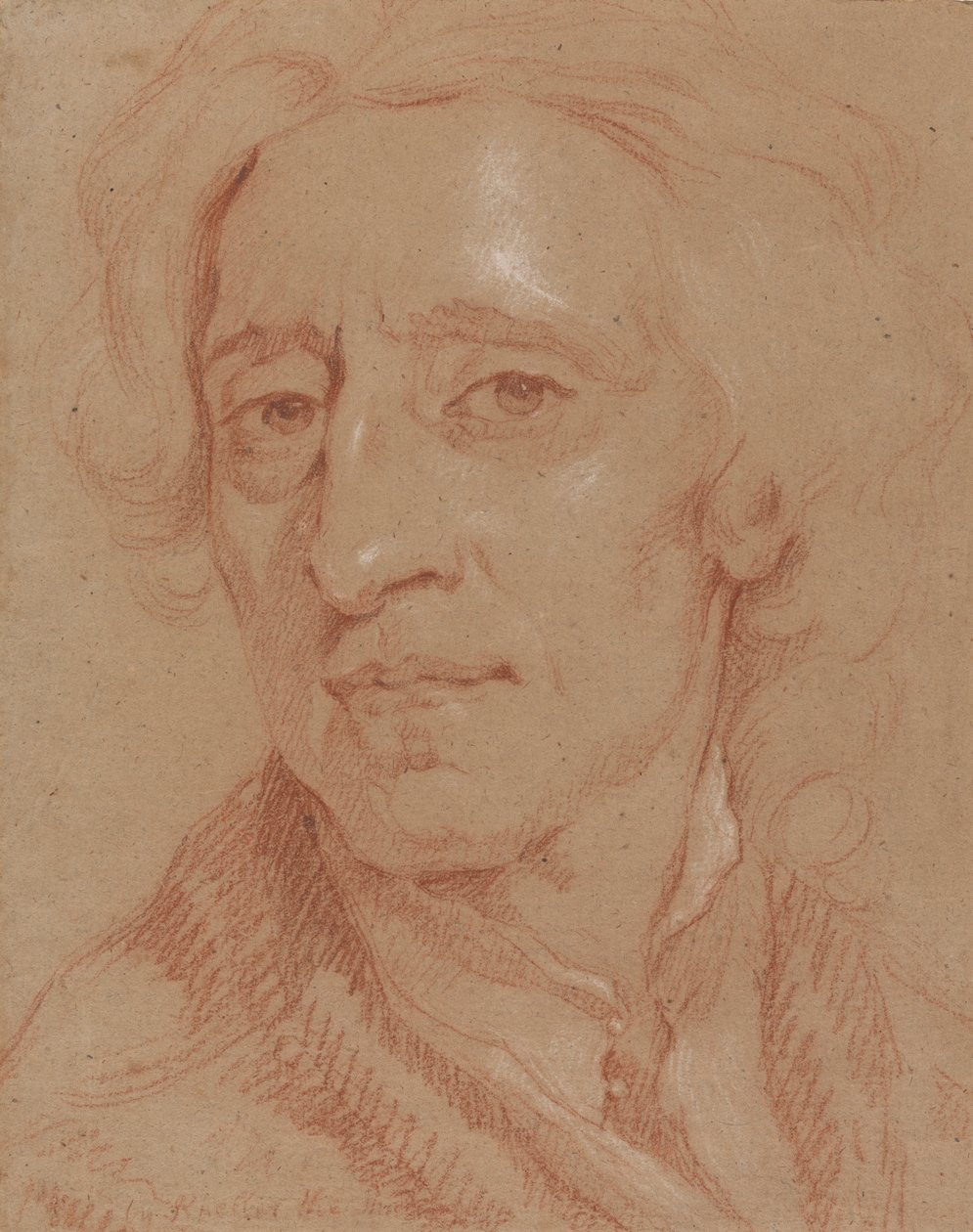 Portrait de John Locke, le philosophe - Unknown artist