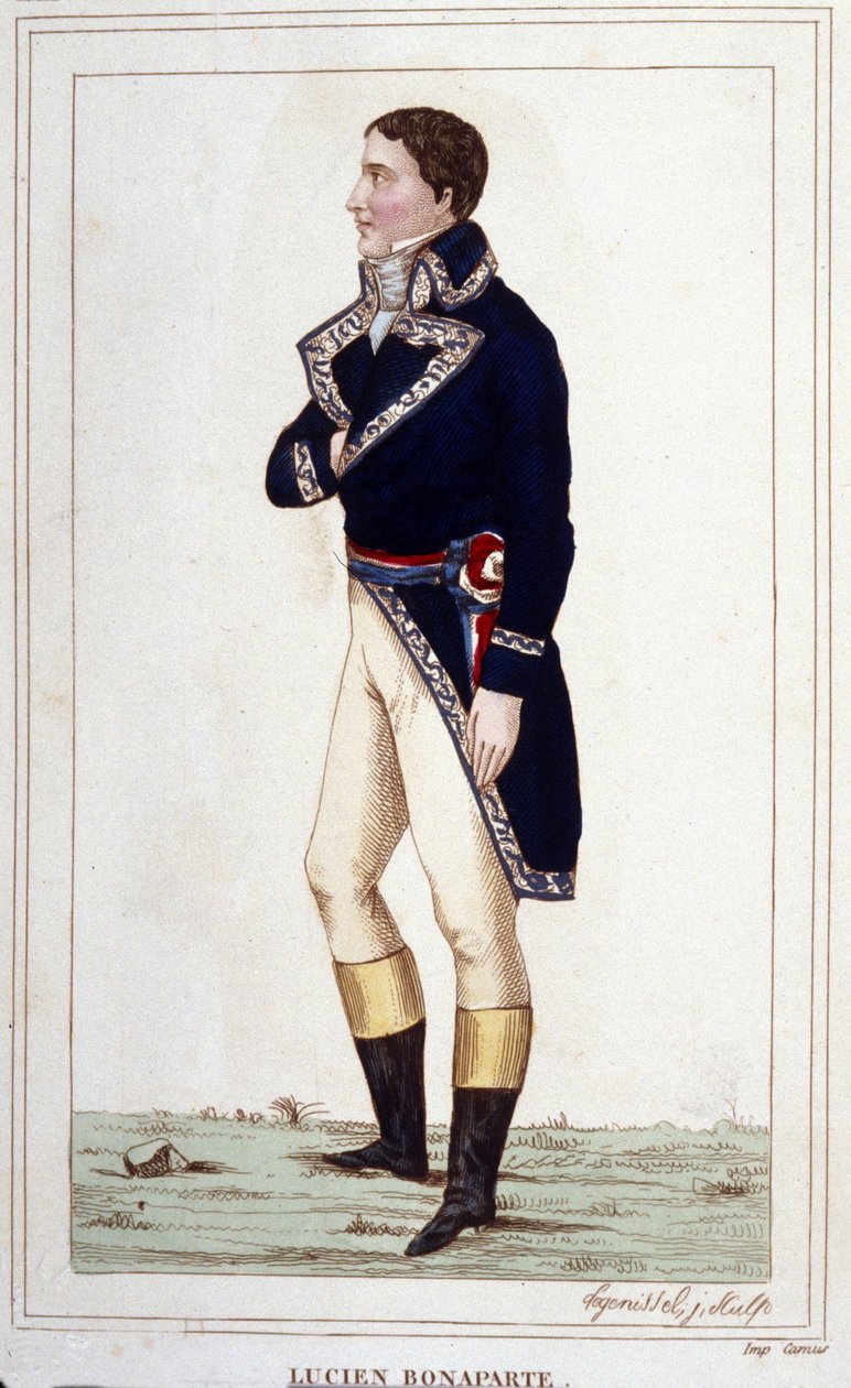 Portrait de Lucien Bonaparte (1775 -1840) gravure de 1830 - Unknown artist