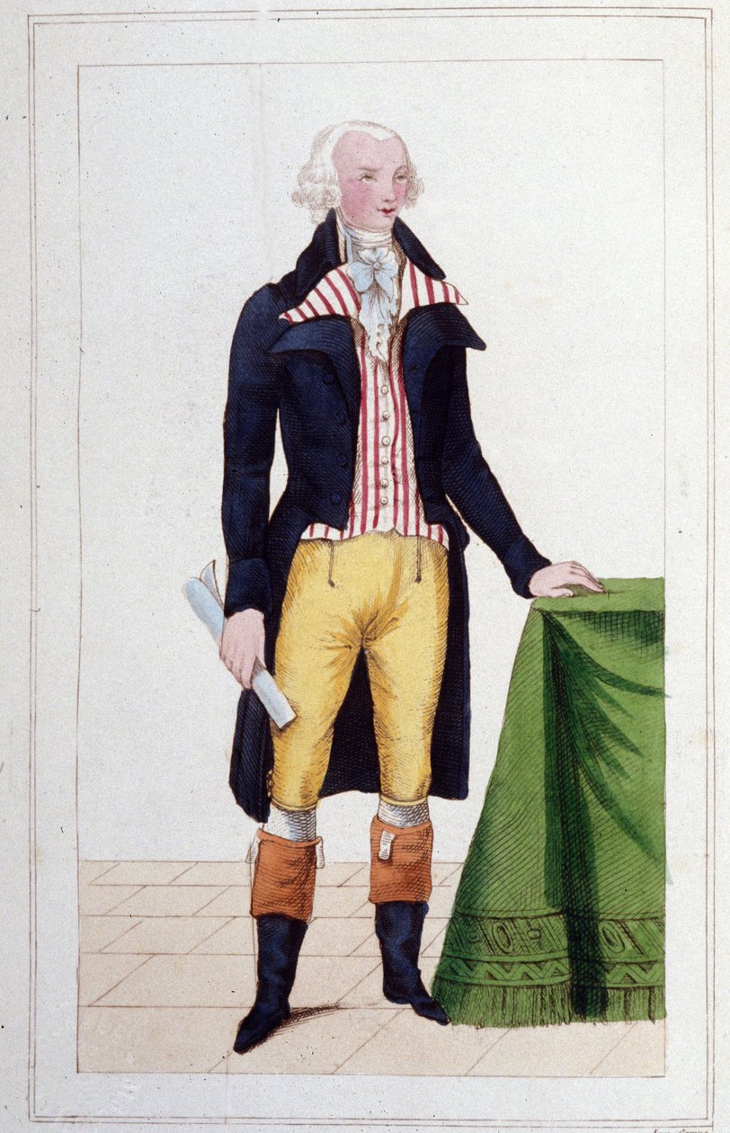 Portrait de Maximilien Robespierre (1758 - 1794) - Unknown artist