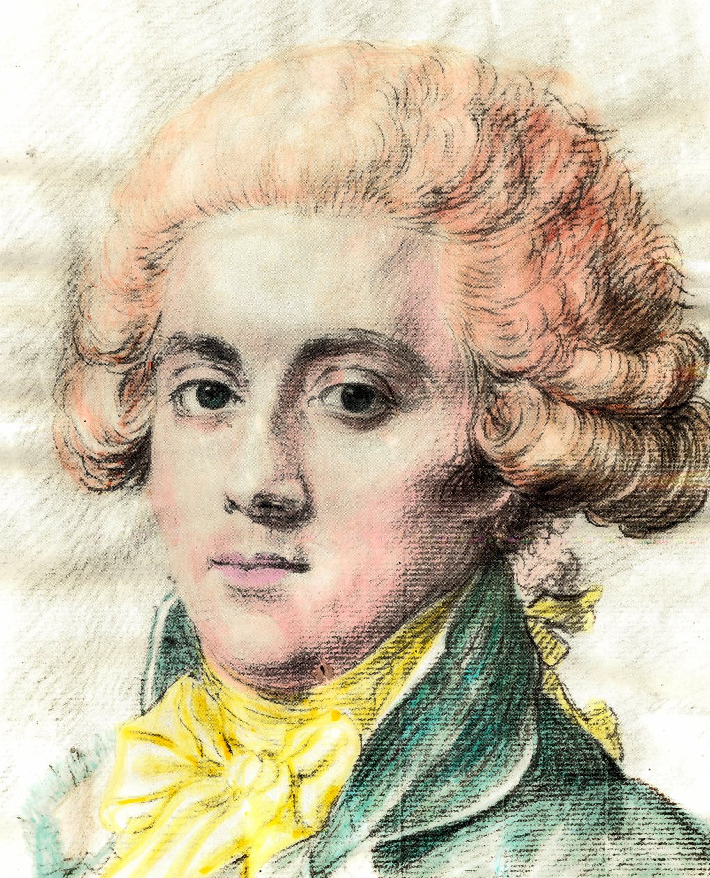 Portrait de Pierre Victorien Vergniaud (détail) - Unknown artist