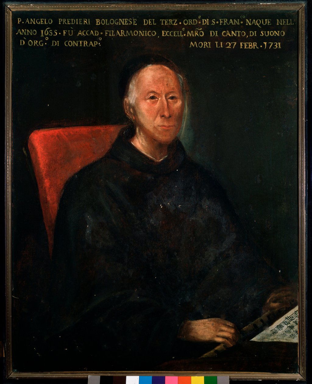 Portrait du père Angelo Tommaso Predieri (1655-1731), compositeur et professeur italien - Unknown artist