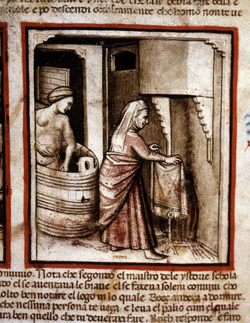 Ruth fait sa toilette avec l