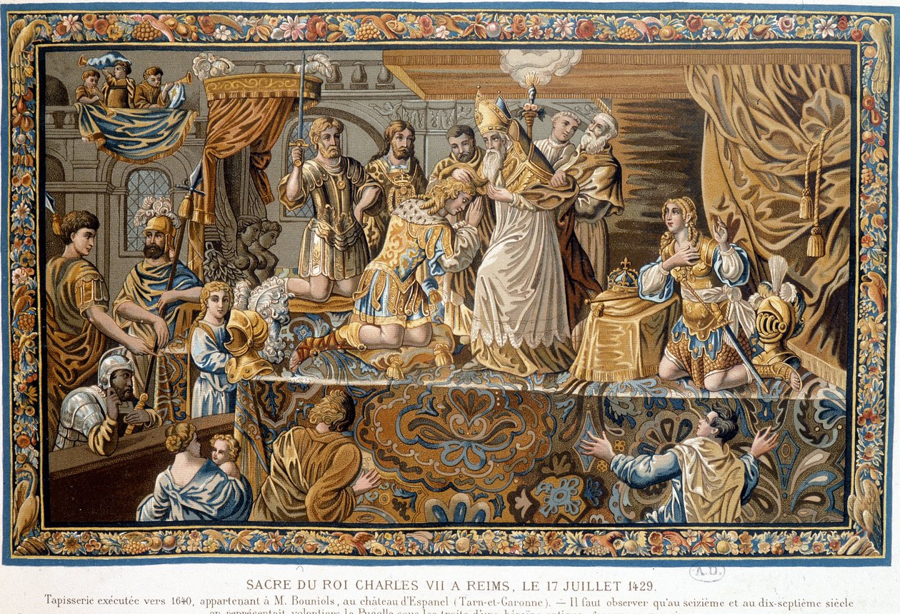 Sacré du roi Charles VII à Reims le 17 juillet - Unknown artist
