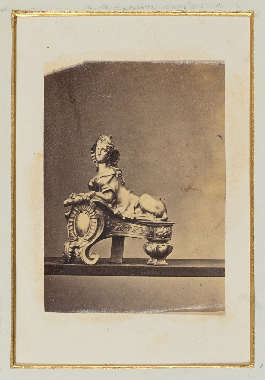 [Petit pouf sphinx] - Unknown artist