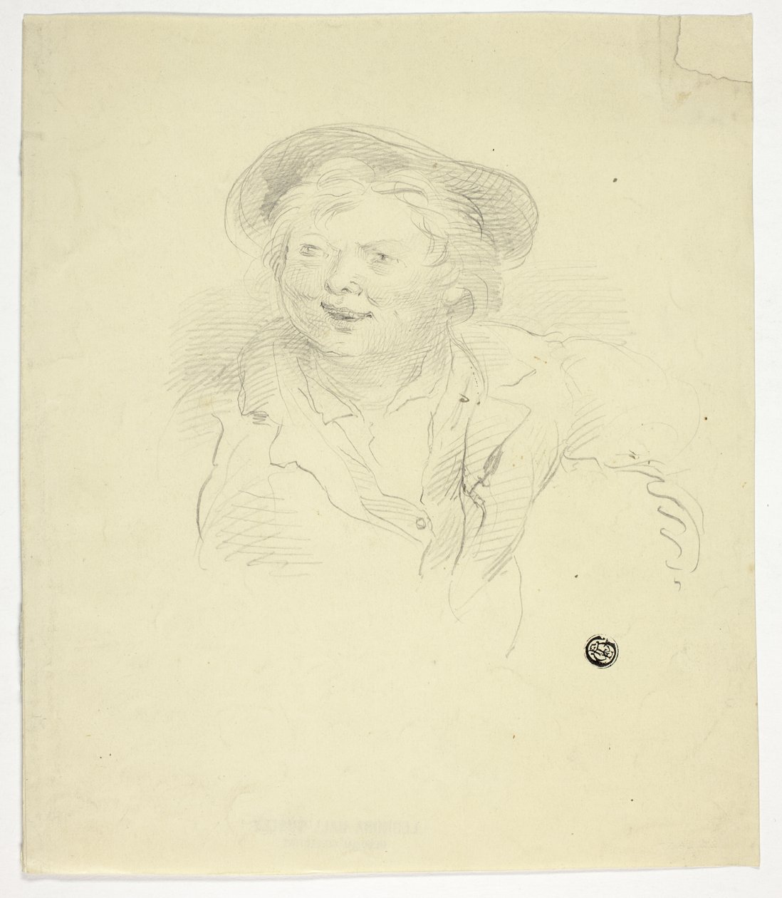 Homme souriant - Unknown artist