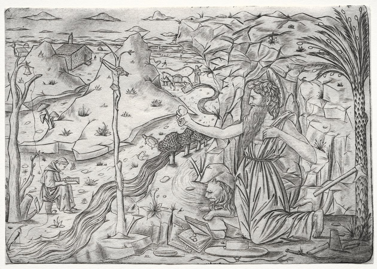 Saint Jérôme en pénitence - Unknown artist