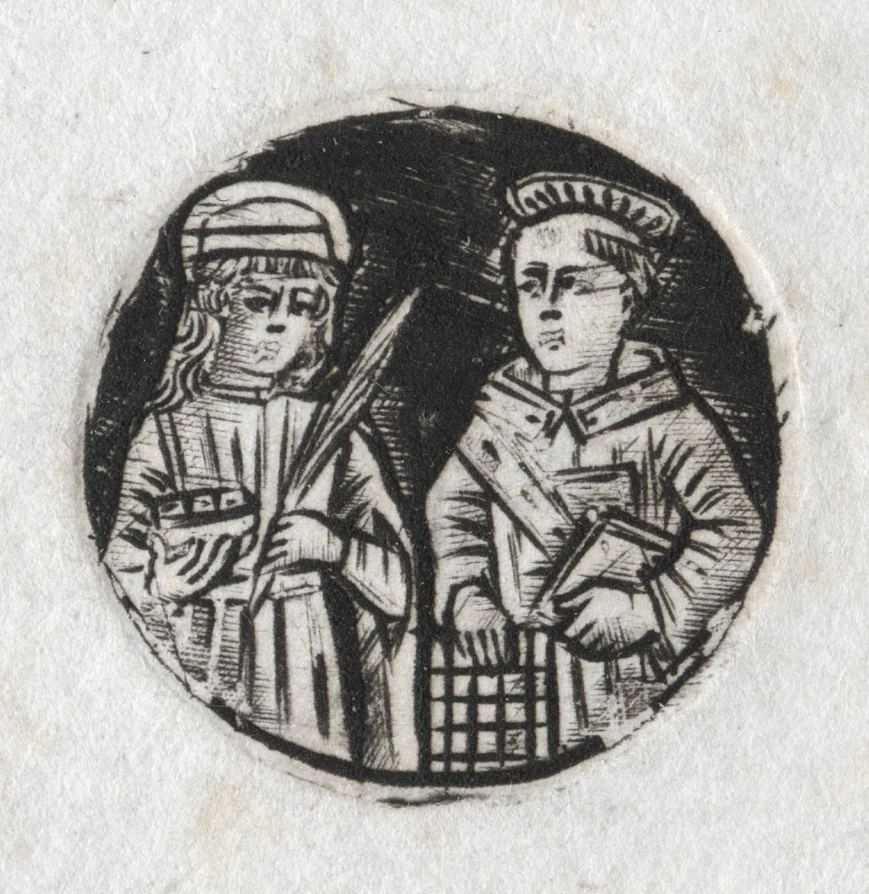 Saint Laurent et Sainte Lucie - Unknown artist