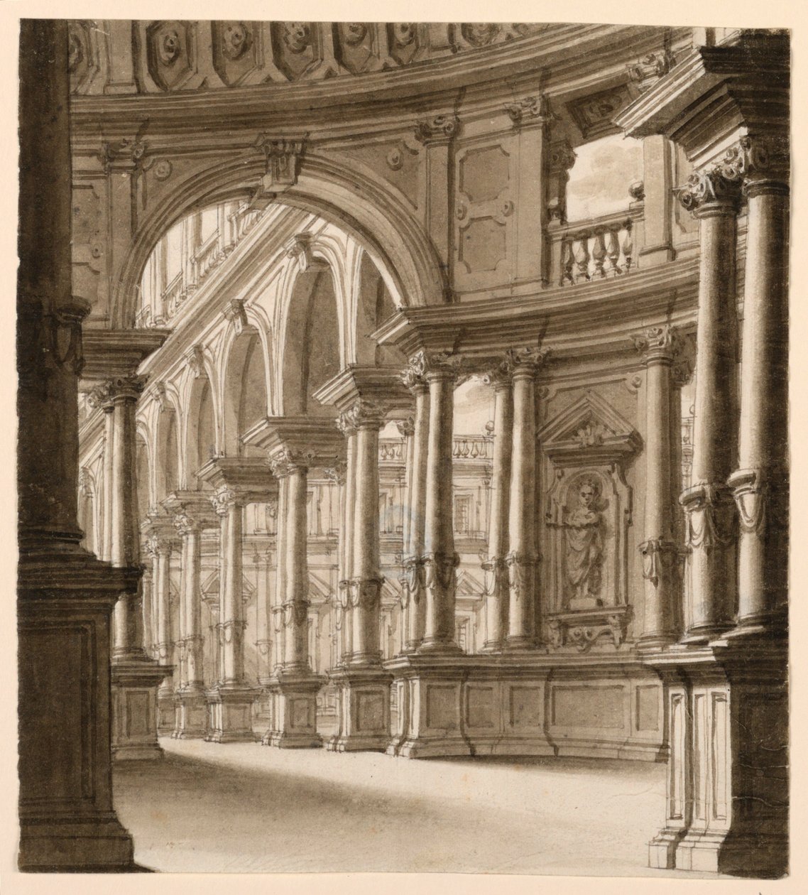Décor de scène, intérieur d