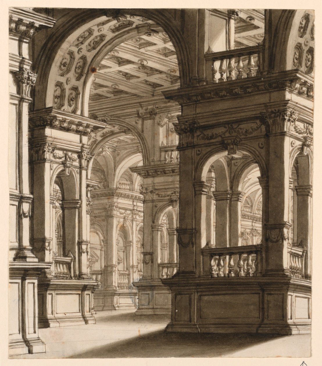 Décor de scène, intérieur d