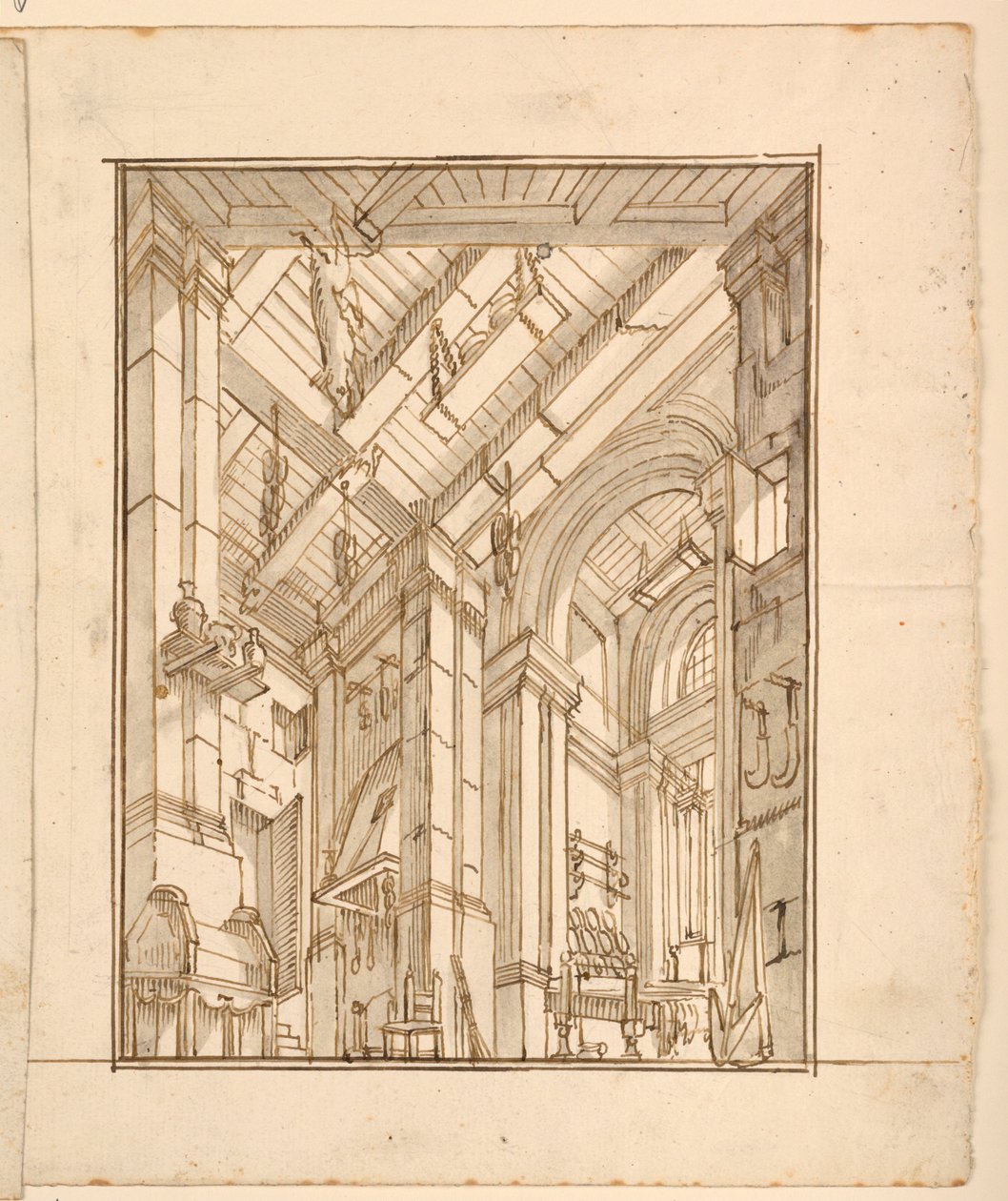 Décor de scène : Intérieur de cuisine - Unknown artist