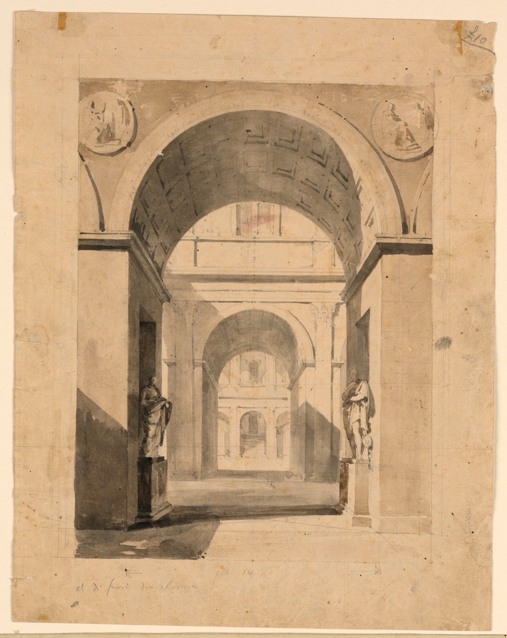 Design de scène, Palais des Cours - Unknown artist