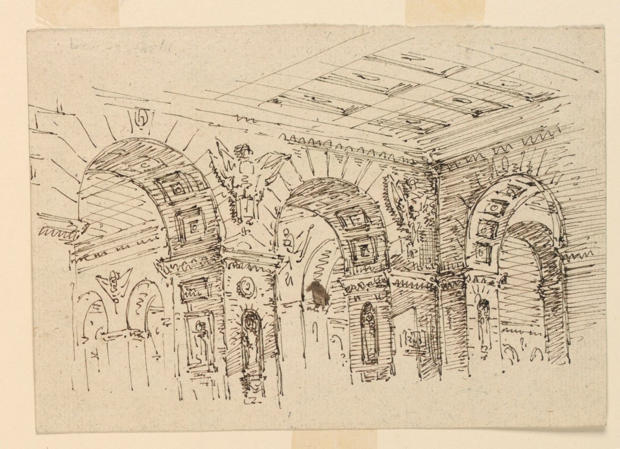 Décor de scène, intérieur du palais - Unknown artist