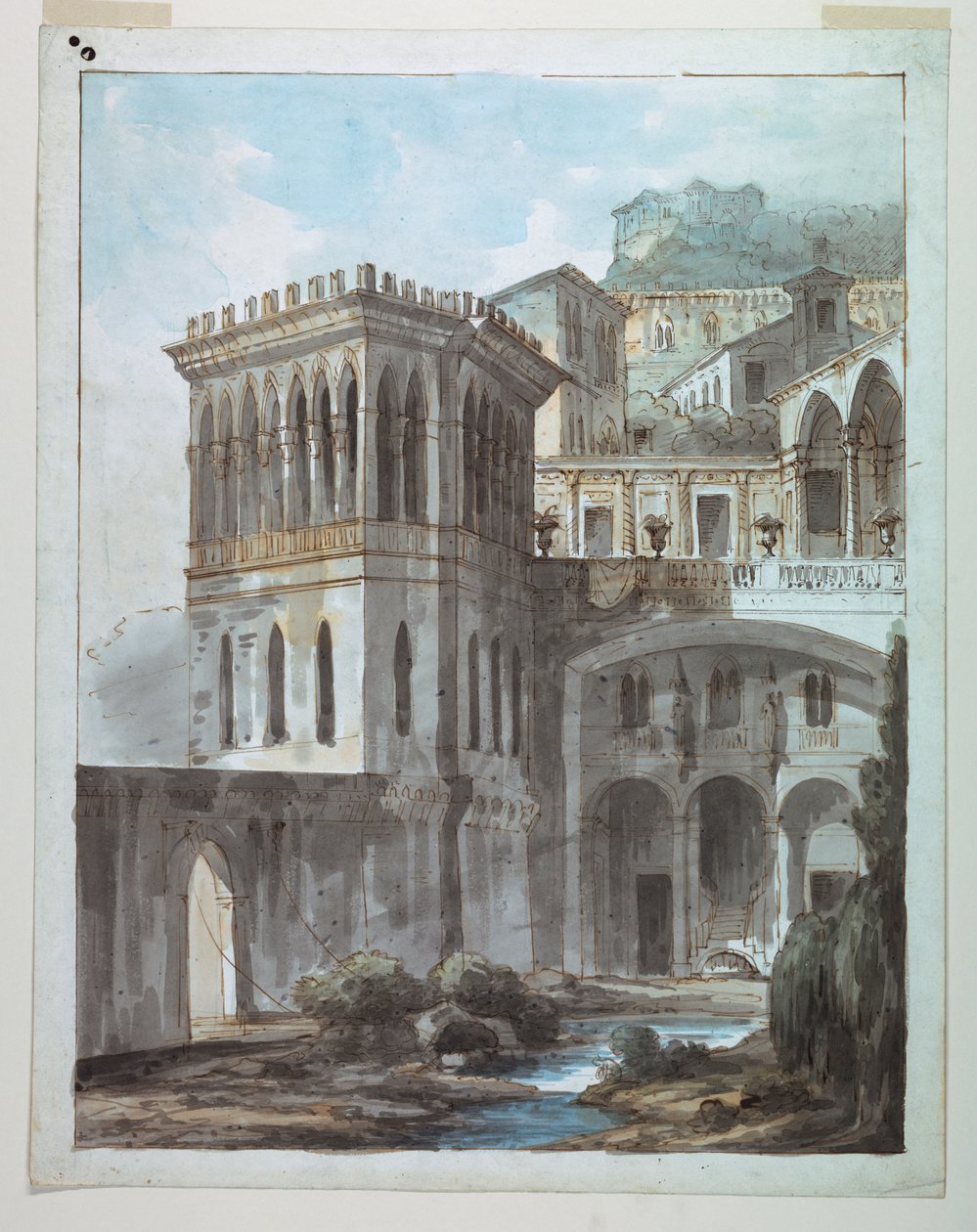 Décor de scène, vue d