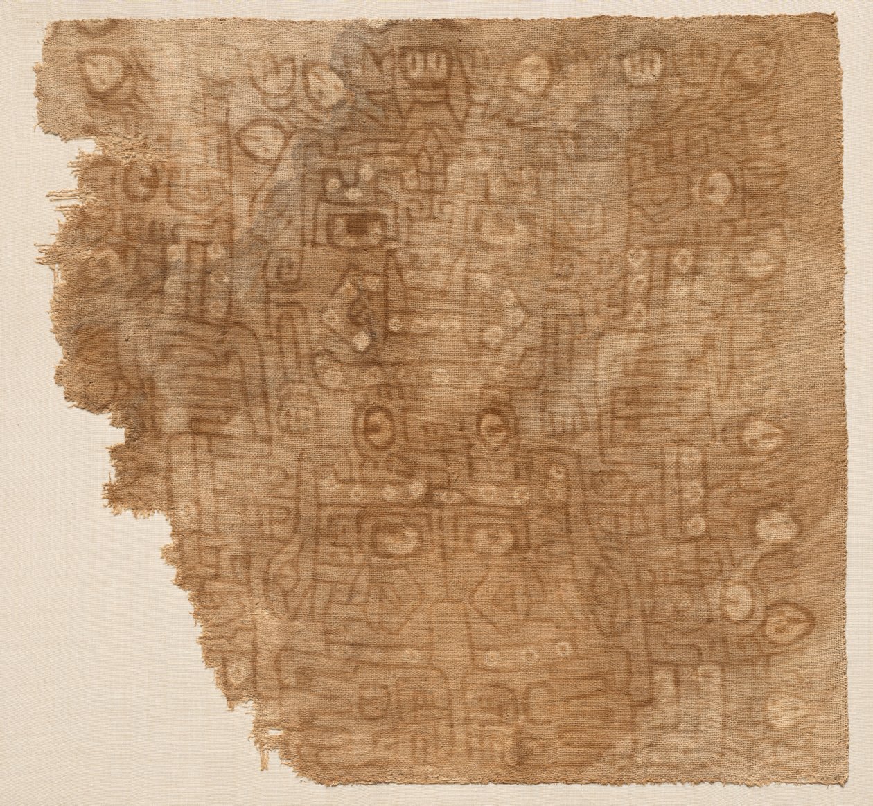 Fragment de textile avec déesse du coton - Unknown artist
