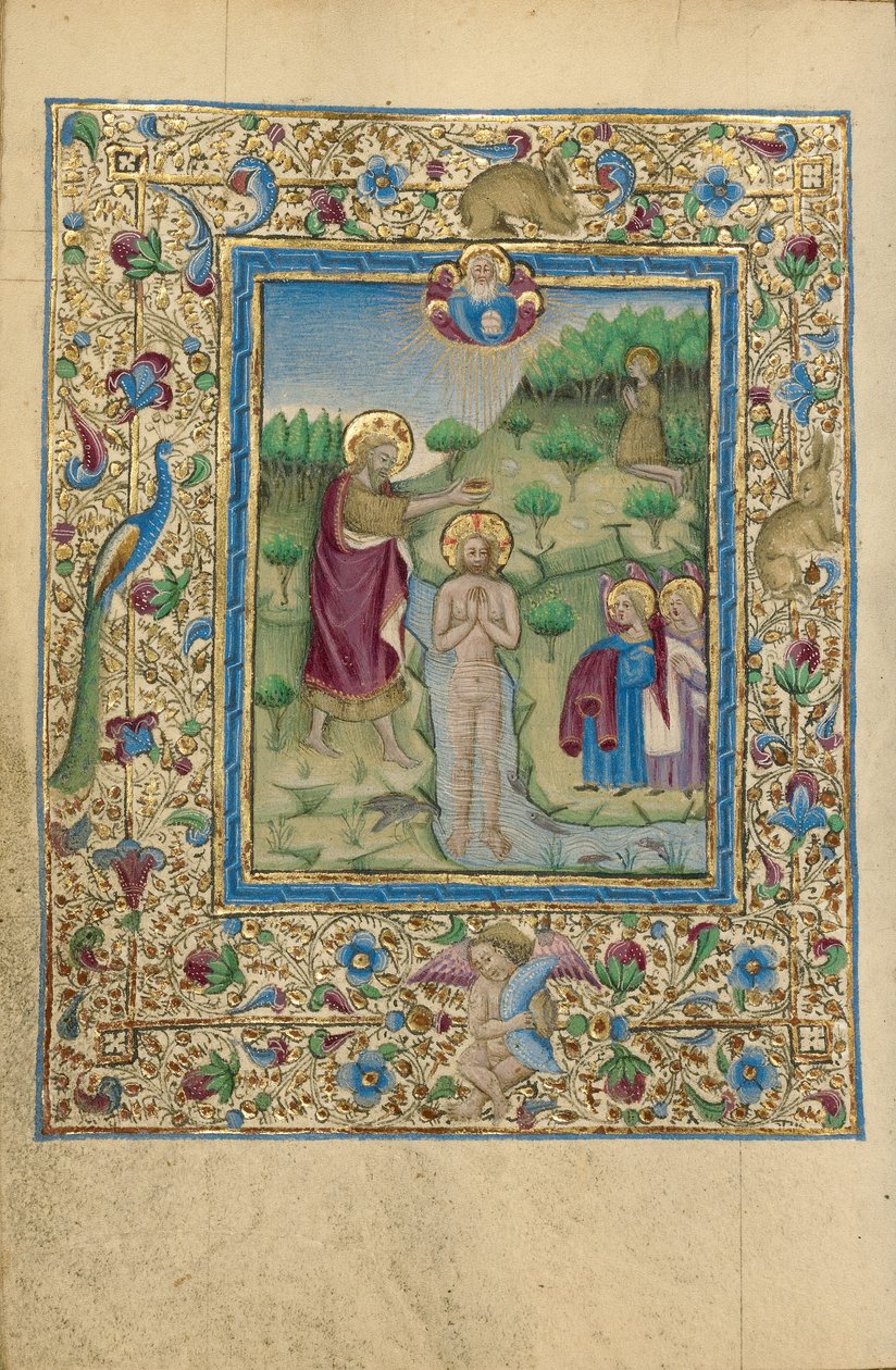 Le baptême du Christ - Unknown artist