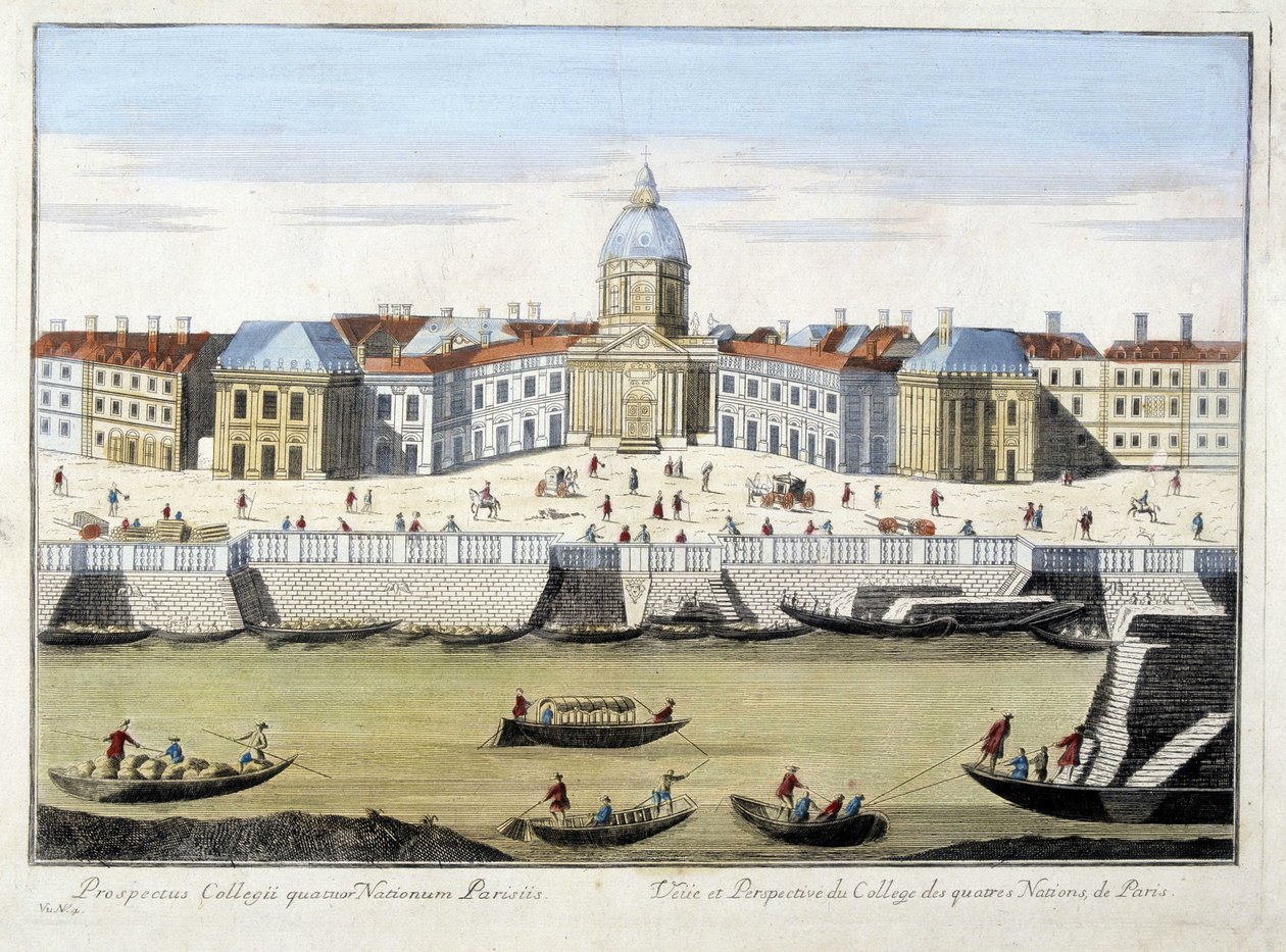 Le Collège des Quatre-Nations - gravure - Unknown artist
