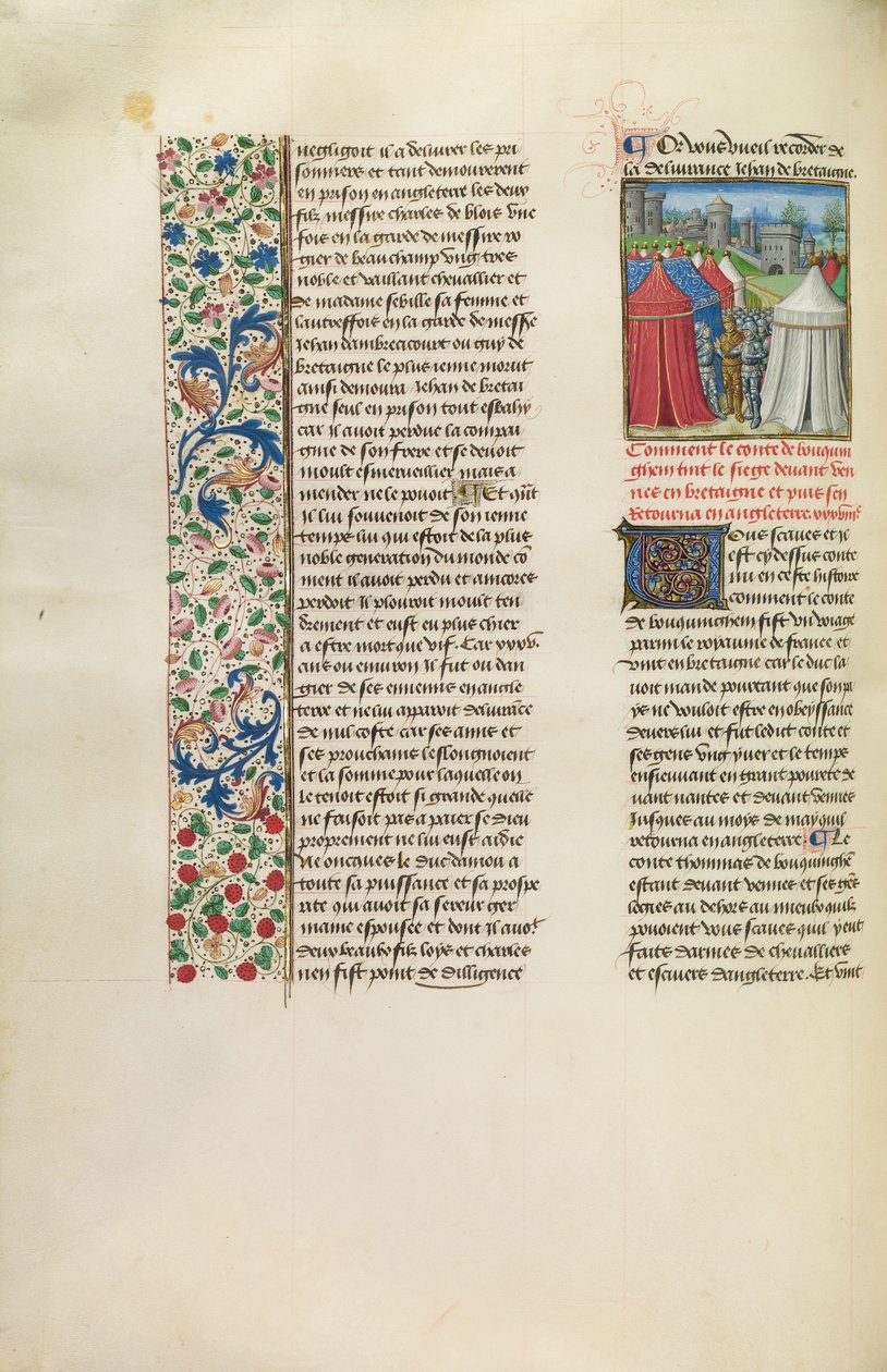 Le duc de Buckingham et son armée devant Rennes ou Nantes - Unknown artist