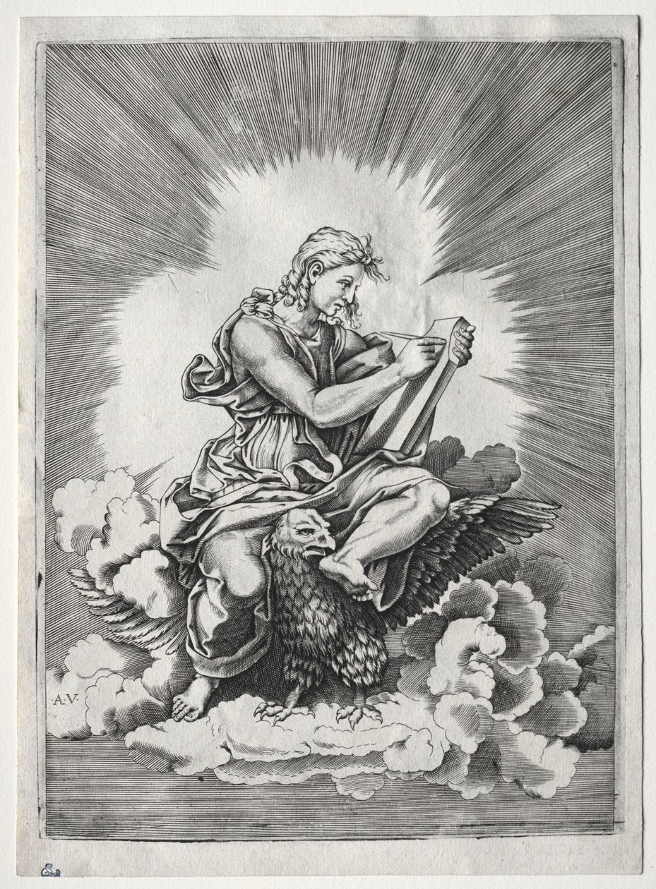 Les Quatre Évangélistes : Saint Jean - Unknown artist