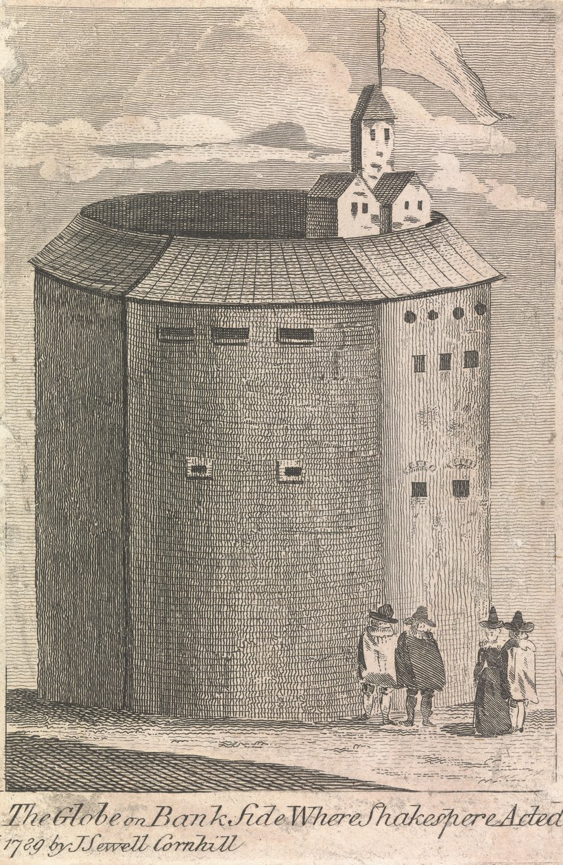 Le Globe sur Bank Side où Shakespeare a joué (publié par J. Serrell); page 10 (Volume Deux) - Unknown artist