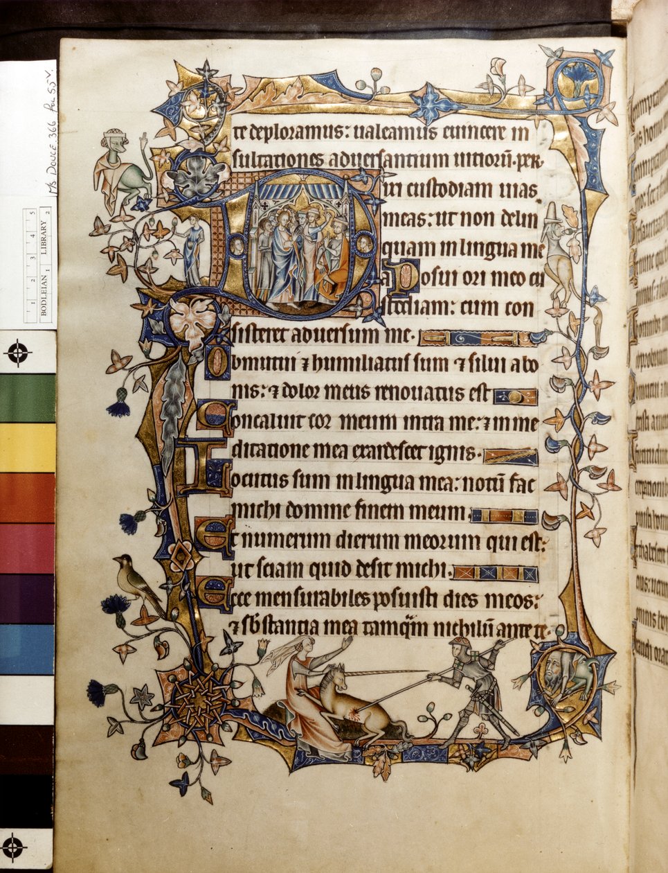 Le Chêne et une Licorne, Illustration du 