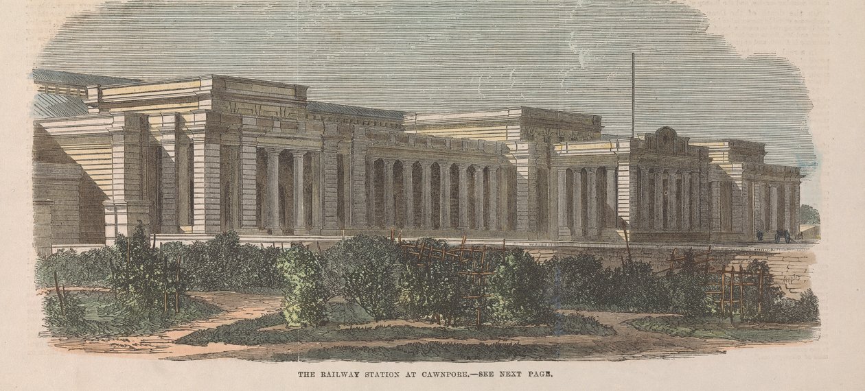 La gare de Cawnpore - Unknown artist