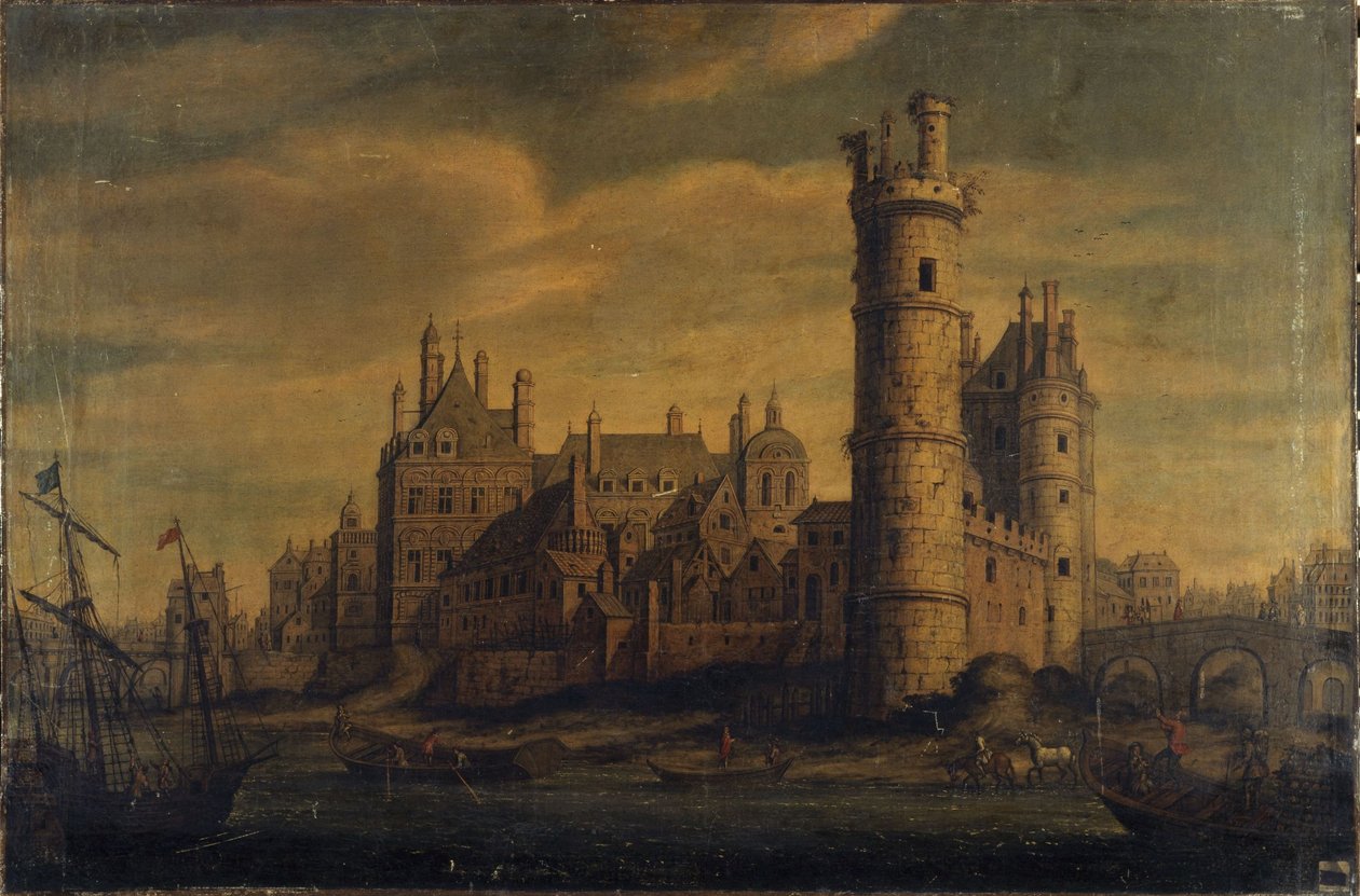 La Tour et la Porte de Nesle, Hôtel de Nevers, vers 1650 - Unknown artist