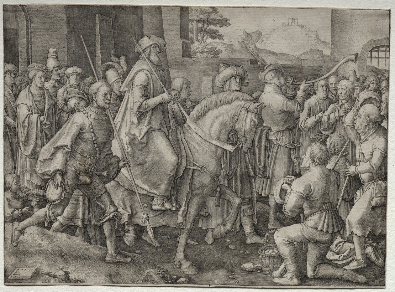 Le Triomphe de Mardochée - Unknown artist