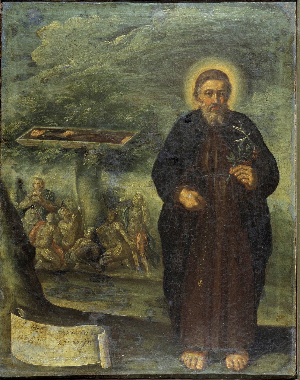 Le bienheureux Gérard Mecatti. Portrait du frère Gérard dit Gérard Tenque fondateur de la confrérie hospitalière de Jérusalem (les hôpitaux de Saint-Jean) devenue l