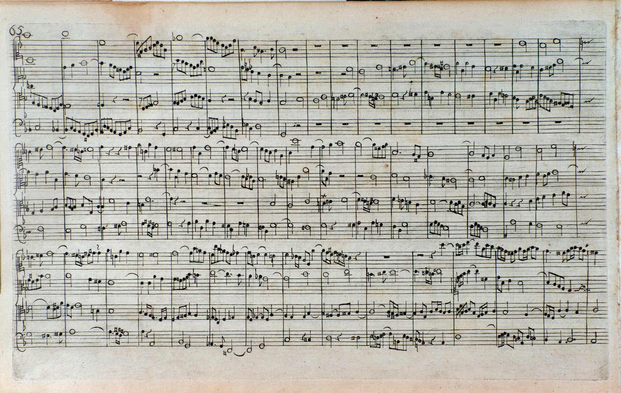Page de titre de la partition musicale de L