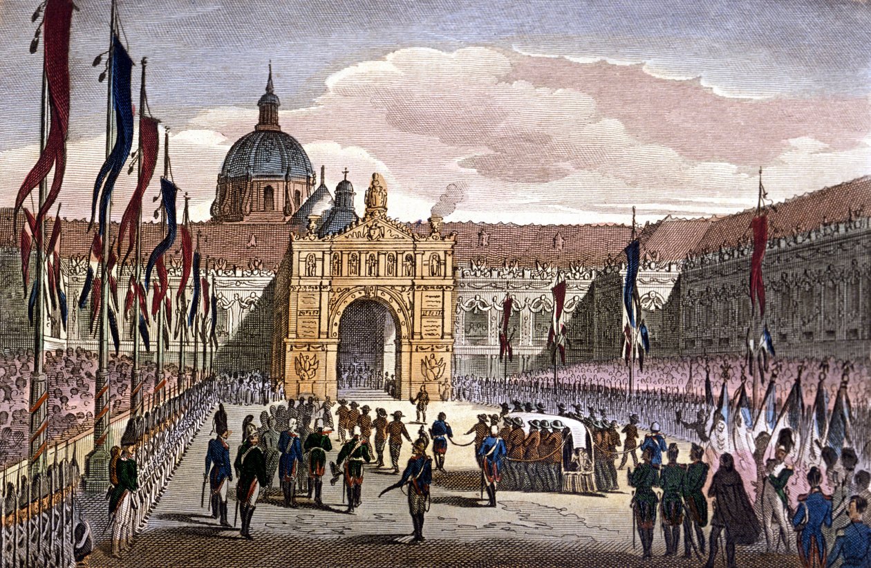 Translation des cendres de Napoléon I aux Invalides, à Paris - Unknown artist
