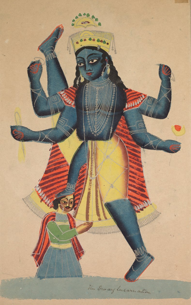 Trivikramapada (Les trois pas de Vishnu) - Unknown artist