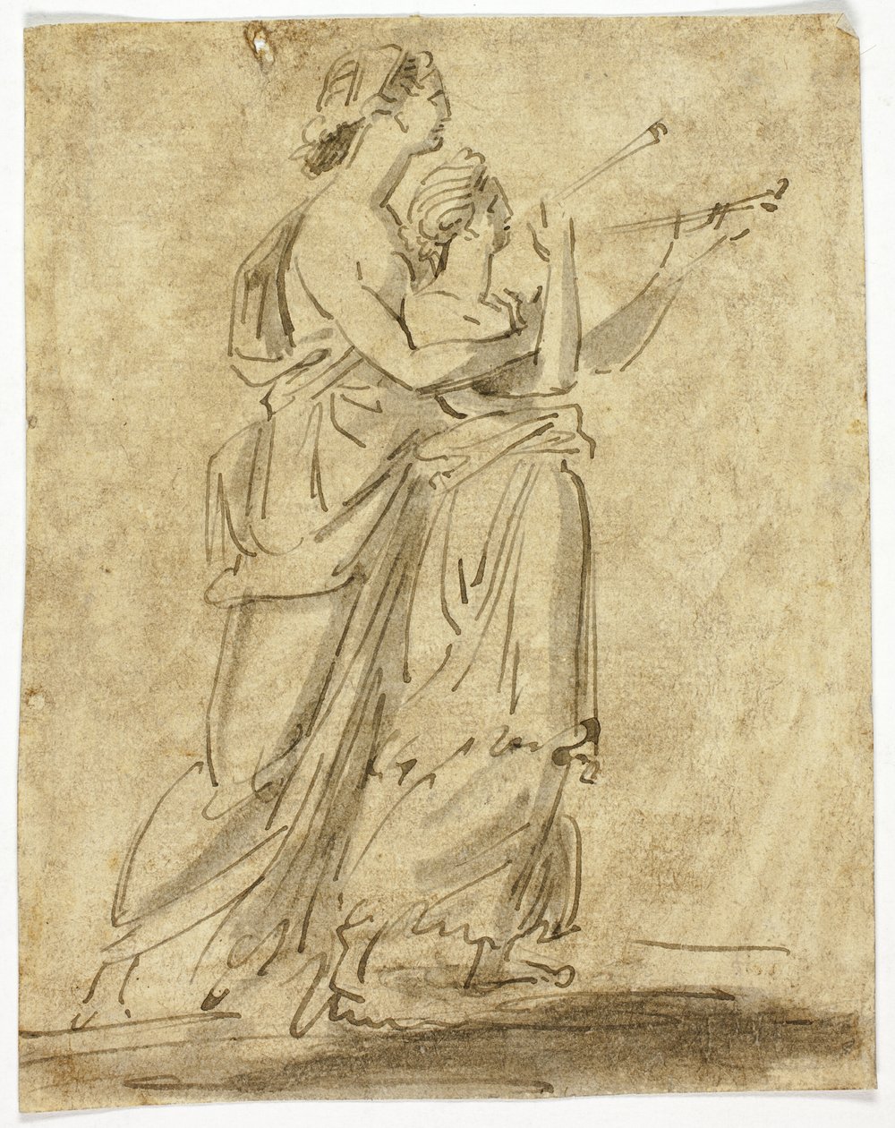 Deux figures féminines classiques - Unknown artist