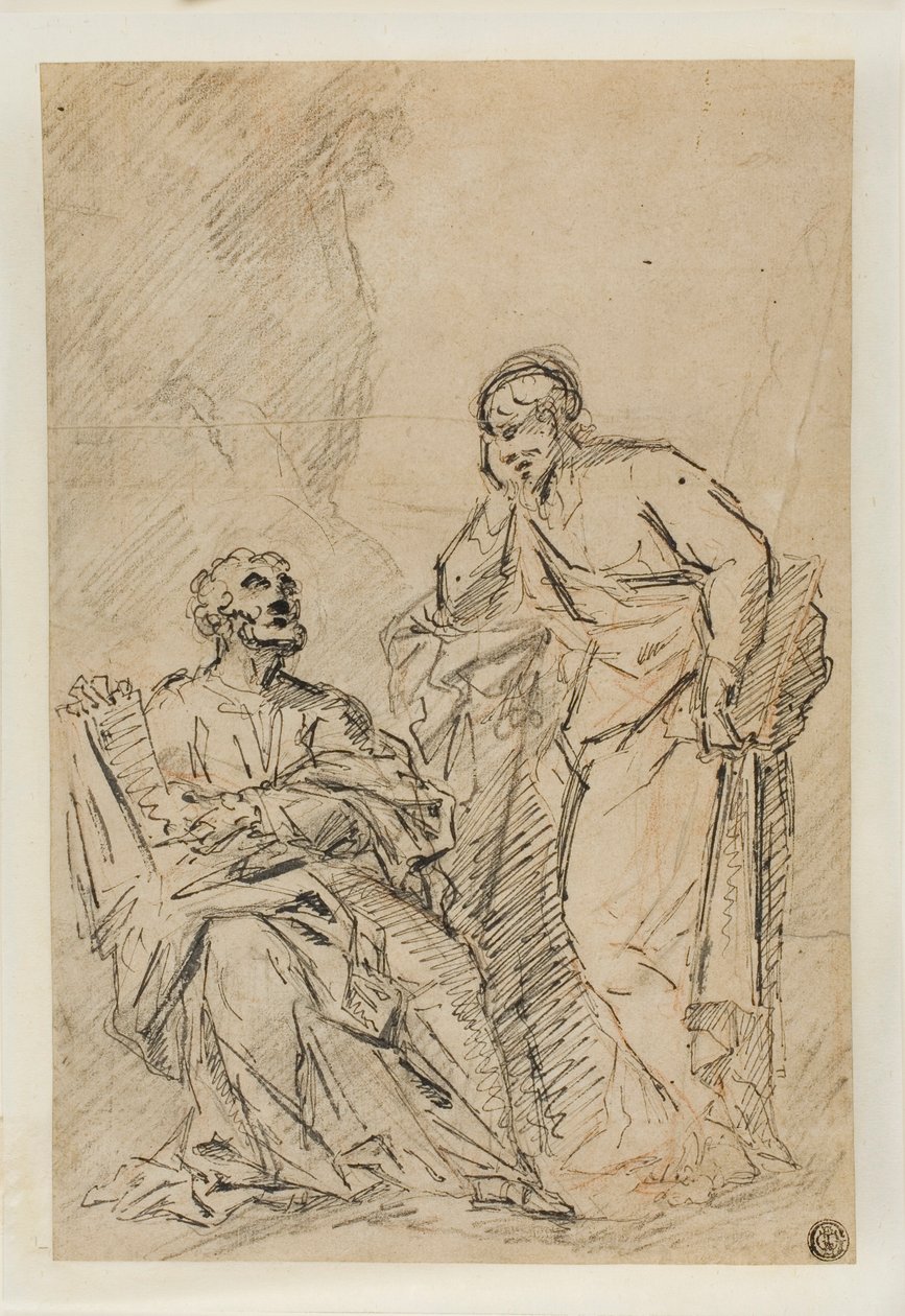 Deux philosophes - Unknown artist