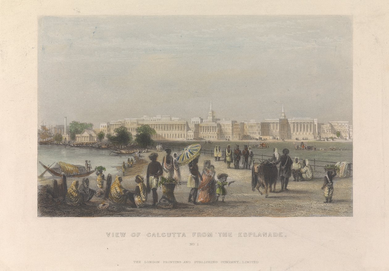Vue de Calcutta depuis l