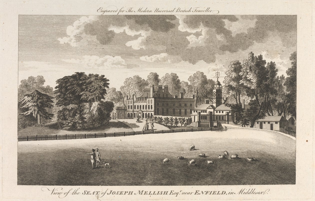 Vue de la Résidence de Joseph Mellish, Esquire près d