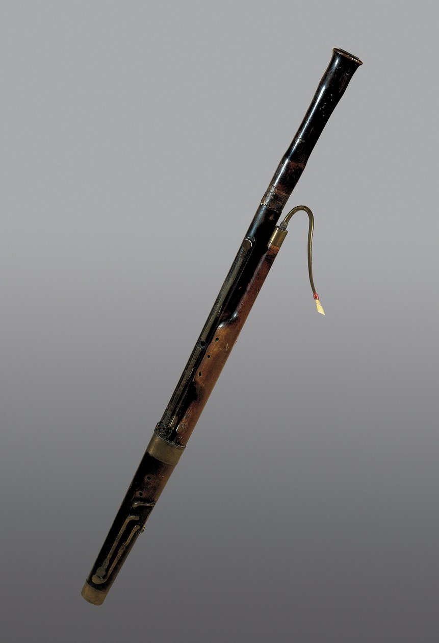 Instrument à vent : basson du 18ème siècle. Barcelone. Musée de la musique. - Unknown artist