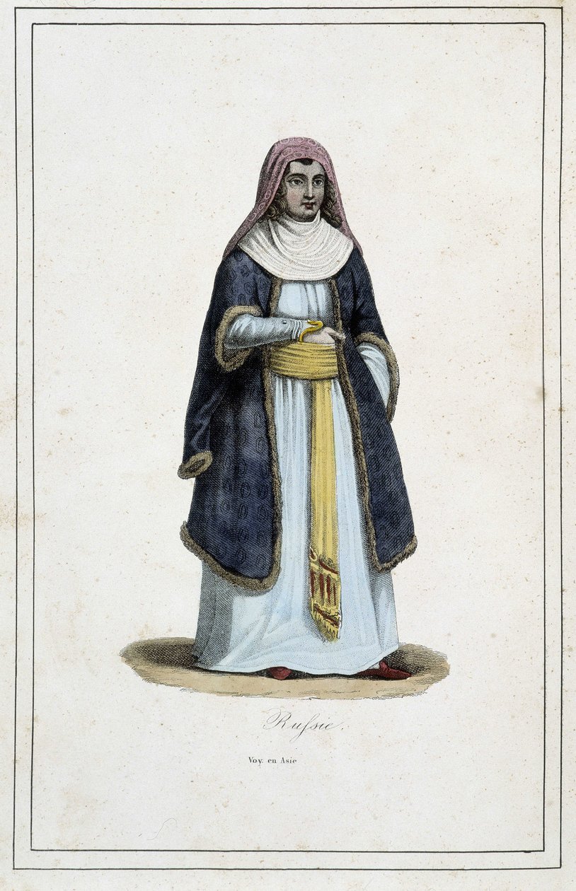 Femme de Russie - dans «Les différents peuples de la terre» par le Père Paul Jonhanneaud, Librairie des Bons livres - Unknown artist