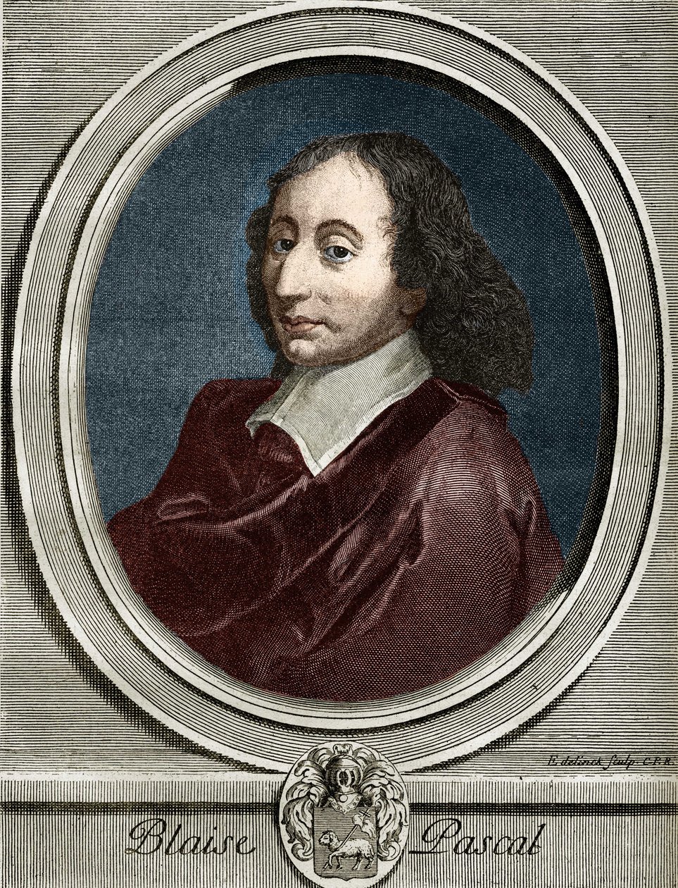 Portrait de Blaise Pascal (1623-1662), physicien, mathématicien et écrivain français. - Unknown artist